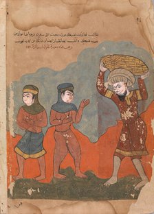 The Captive Peasant with his Two Wives, Folio from a Kalila wa Dimna, 18th century. Creator: Unknown.