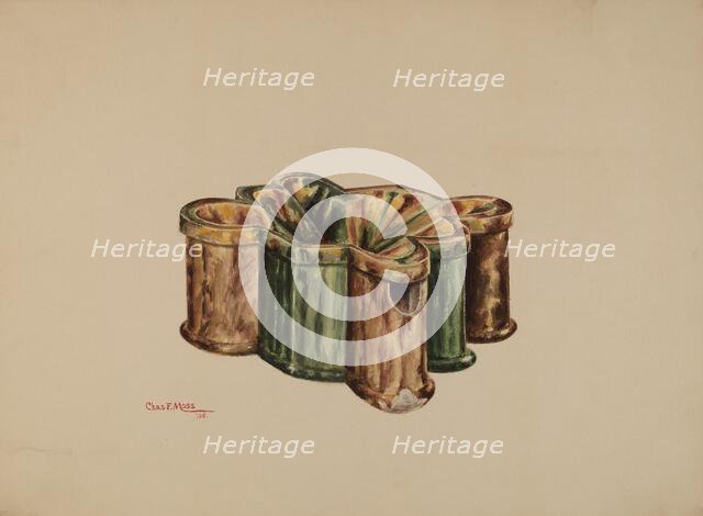 Cuspidor, 1938. Creator: Charles Moss.