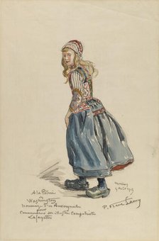 Peasant Girl, 1913. Creator: Pierre Franc Lamy.