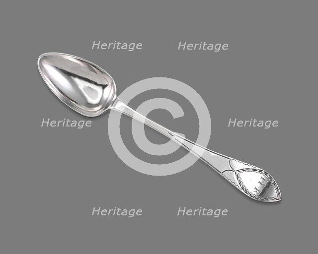 Spoon, 1790/1800. Creator: Saunders Pitman.
