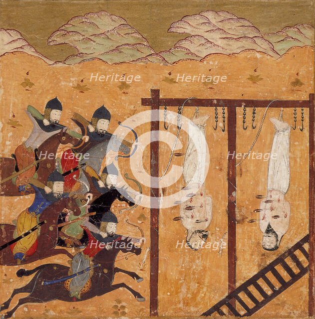 Execution Scene, Folio from a Shahnama (Book of Kings), c1475. Creator: Unknown.