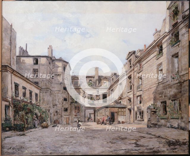 Passage Charlemagne, 1887. Creator: Emmanuel Lansyer.