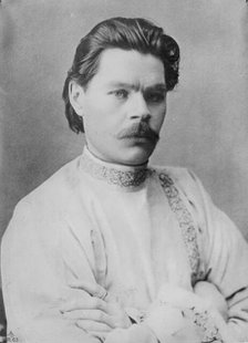 Maxim Gorky, 1910. Creator: Bain News Service.