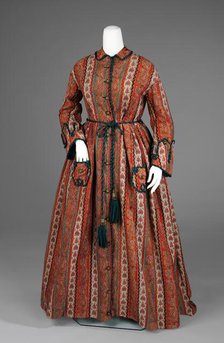 Dressing gown, American, ca. 1875. Creator: Unknown.