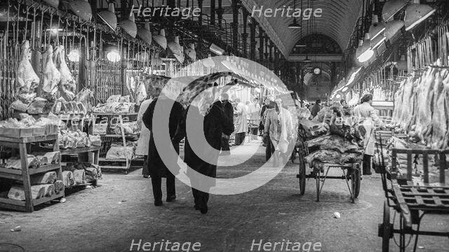 Smithfield Meat Market, City of London, January 1980. Creator: Peter Thompson.