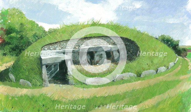 Arthur's Stone, Prehistory, (c1990-2010). Artist: Ivan Lapper.