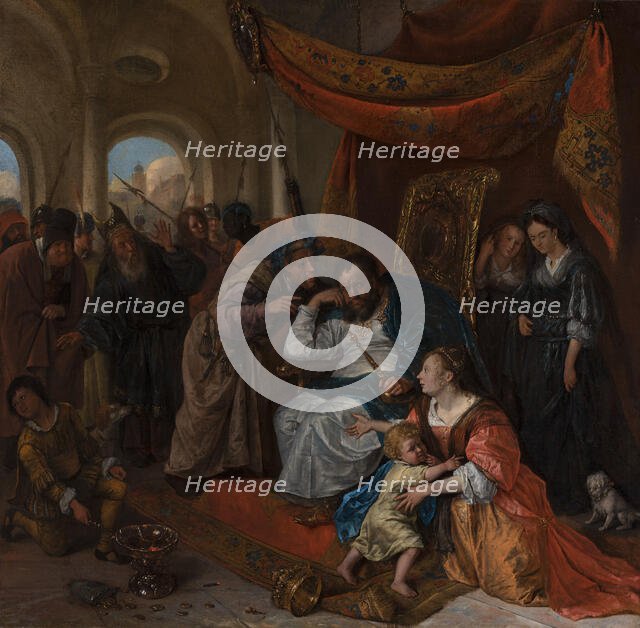 Moses and Pharaoh's Crown, c1650-1679. Creator: Jan Steen.