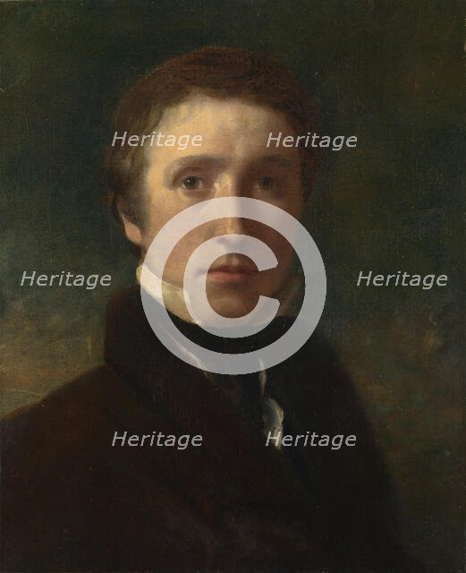 Self Portrait at the Age of about Nineteen, ca 1819. Creator: Boxall, Sir William (1800-1879).