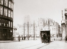 Horse-drawn tram, Rotterdam, 1898.Artist: James Batkin