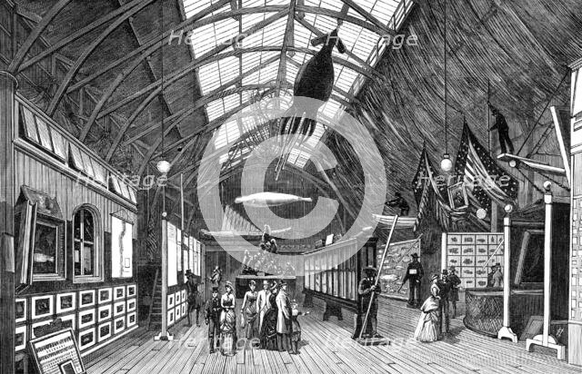 The International Fisheries Exhibition: the Canadian Court, 1883. Creator: Unknown.