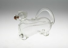 Bottle in the Form of a Pig, Sweden, 19th century. Creator: Unknown.