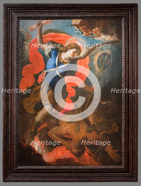 The Archangel Michael Defeating Satan, between 1692 and 1705. Creator: Antonio Palomino.
