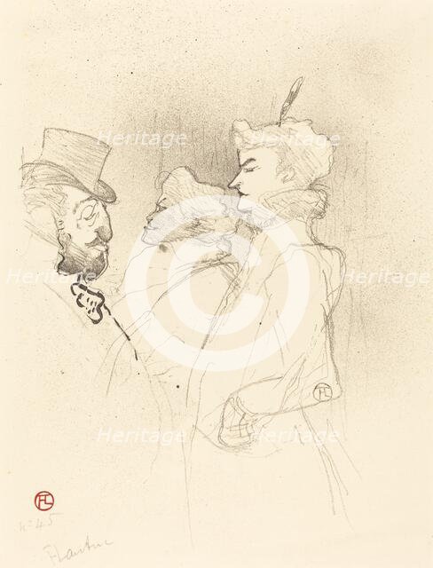 Why Not?...Once Is Not a Habit (Pourquoi pas?...Une fois n'est pas coutume), 1893. Creator: Henri de Toulouse-Lautrec.