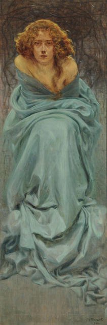 Il Dolore (The Grief). L'enigma umano (The Human Enigma) Triptych, 1900.