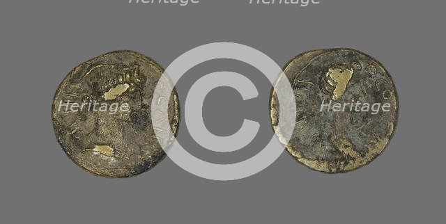 Coin Depicting a Female Bust, 31 BCE-476 CE. Creator: Unknown.