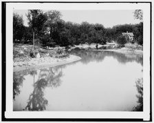 Palmer Park, the canal, between 1880 and 1899. Creator: Unknown.