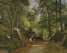 Summer Landscape near Fontainebleau, 1876. Creator: Oscar Torna.