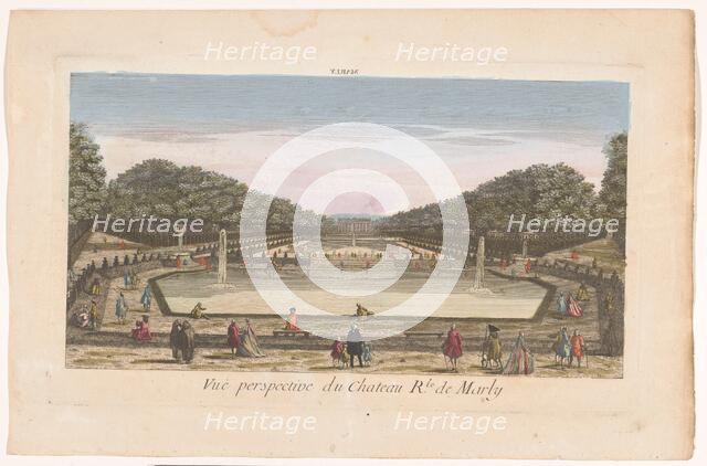 View of the Château de Marly, 1700-1799. Creator: Anon.