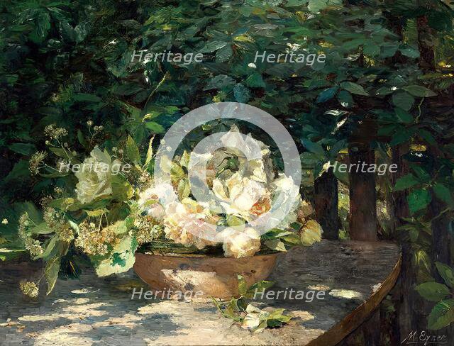 In the arbor, 1901. Creator: Marie Egner.