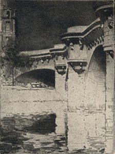 'The Pont Neuf', 1915. Artist: Roi Partridge.