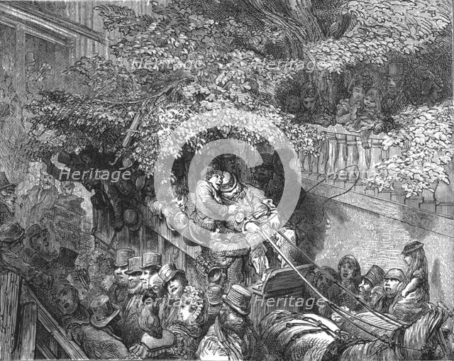 'Caught in the Branches', 1872.  Creator: Gustave Doré.