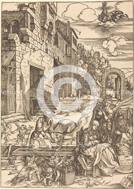 Sojourn of the Holy Family in Egypt, c. 1504. Creator: Albrecht Durer.