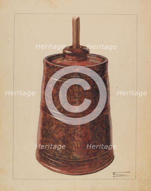 Churn, c. 1936. Creator: Frank Fumagalli.