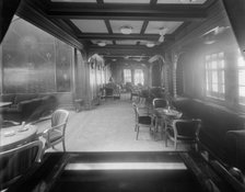 Interior shot, possibly inside the Royal Yacht Squadron. Creator: Kirk & Sons of Cowes.