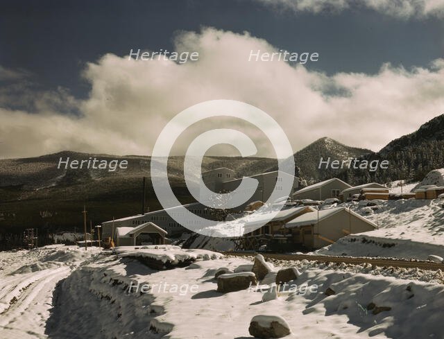 First snow of the season in the foothills of the Little Belt Mount..., Meagher County, Montana, 1942 Creator: Russell Lee.