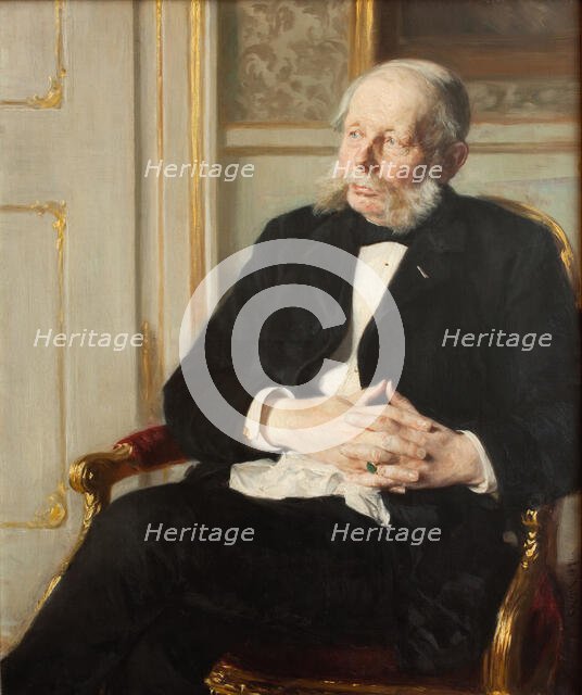 Baron Otto Ditlev Rosenorn-Lehn, 1891. Creator: Peder Severin Kroyer.