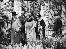 King George V and Queen Mary at the Chelsea Flower Show, London, 1930s. Artist: Unknown