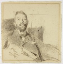 Portrait of Charles Deering, 1893. Creator: Anders Leonard Zorn.