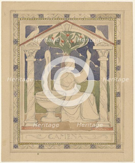 Camena, 1869-1925. Creator: Antoon Derkinderen.