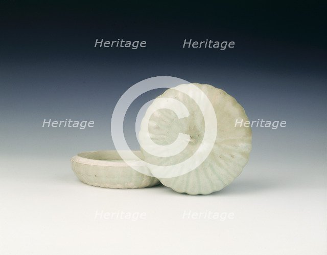 Qingbai chrysanthemum-shaped box, Southern Song dynasty, China, 13th century. Artist: Unknown