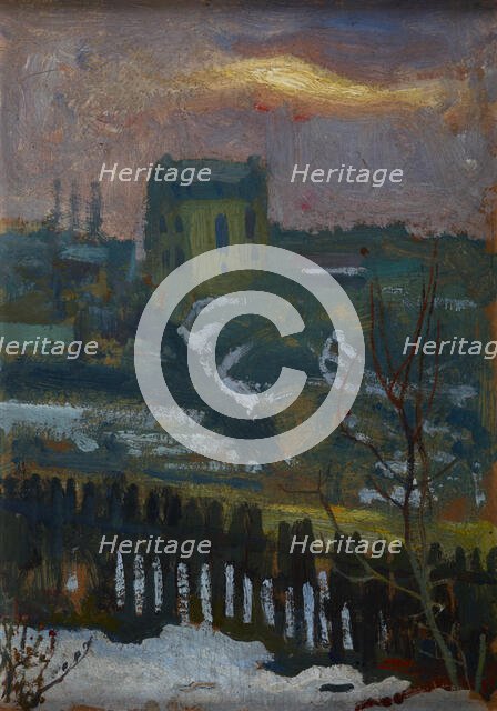 House in Winter, 1901. Creator: Jan Stanislawski.