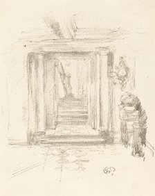 Staircase, 1891. Creator: James Abbott McNeill Whistler.