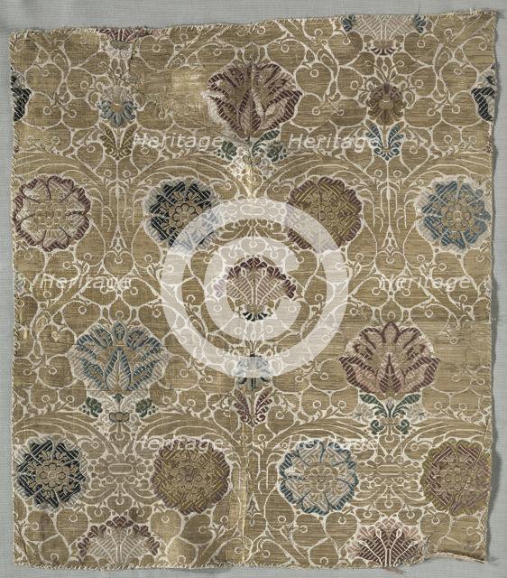 Brocaded Textile, late 1500s. Creator: Unknown.