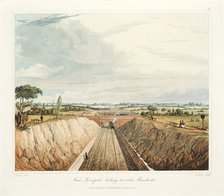 'Near Liverpool, looking Towards Manchester', 1831. Artist: Thomas Talbot Bury.