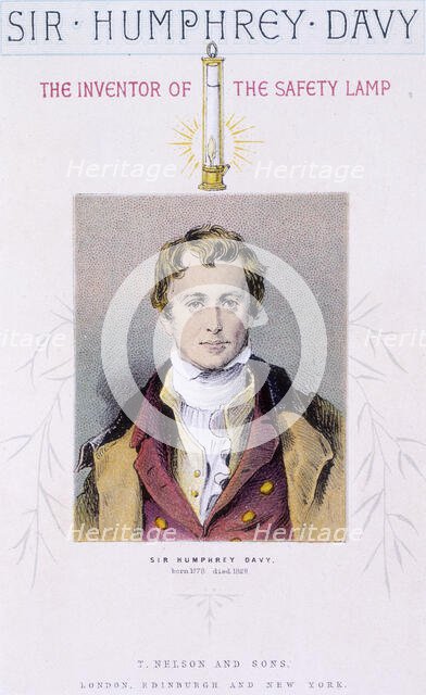 Sir Humphrey Davy, the Inventor of the Safety Lamp, c1875-c1878.  Creator: Unknown.