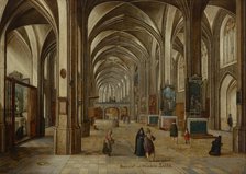 Interior of the Gothic Church, between 1605-1615. Creator: Hendrik van Steenwyck.