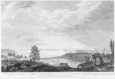 A South West View of the City of New York, in North America, ca. 1768. Creator: Pierre-Charles Canot.