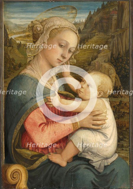 Virgin and Child, 1460. Creator: Lippi, Fra Filippo (1406-1469).