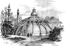 The Royal Palace of Laeken, Brussels, destroyed by fire: the Conservatory, 1890. Creator: Unknown.