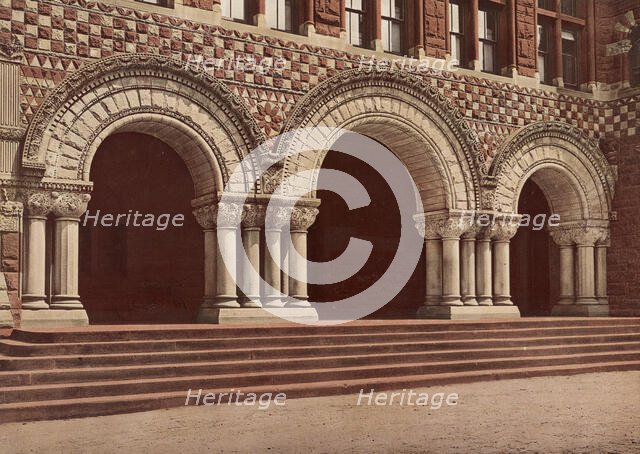 Entrance to Law School, Harvard University, c1900. Creator: Unknown.