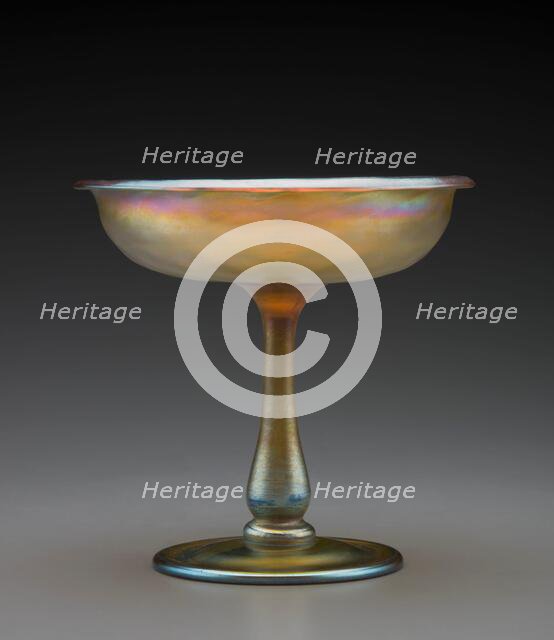 Compotier, about 1900. Creator: Tiffany Glass.