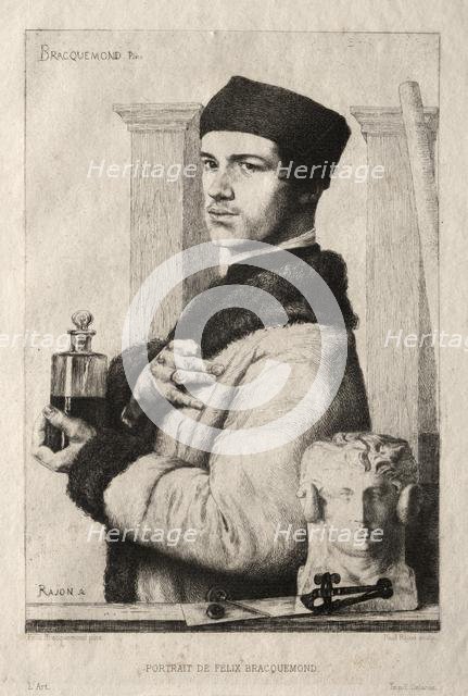 Félix Bracquemond. Creator: Paul Rajon (French, 1842/43-1888).