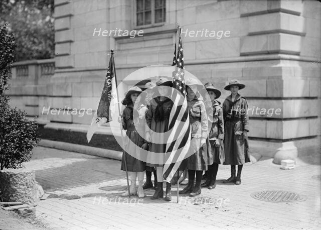 Girl Scouts - Activities And Play, 1917. Creator: Harris & Ewing.