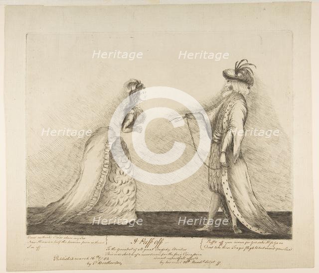 A Puff Off, ca. 1782. Creator: James Sayers.