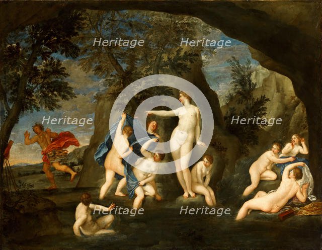 Diana and Actaeon, c. 1640. Creator: Albani, Francesco (1578-1660).