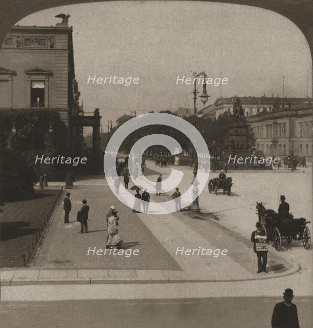 'Unter den Linden, Berlin', 1903.  Creator: Works and Sun Sculpture Studios.